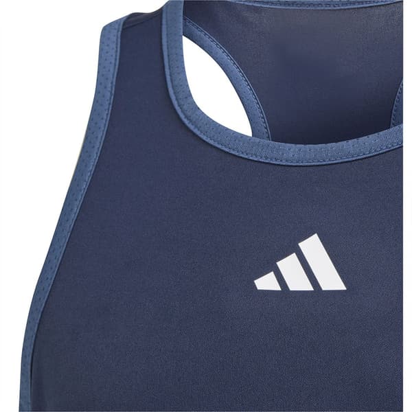 Adidas Ärmlös T-shirt Club Blå 13-14 Years Pojke
