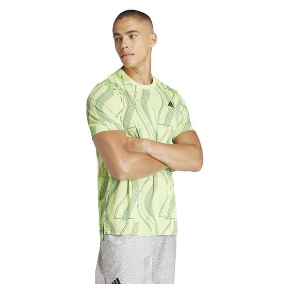 Adidas Kortärmad T-shirt Club Graph Grönt XL Man