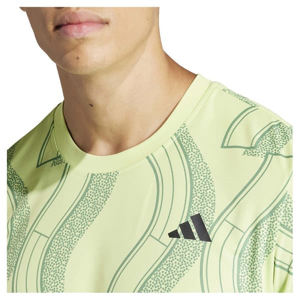 Adidas Kortärmad T-shirt Club Graph Grönt XL Man