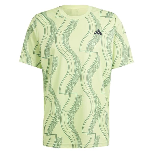 Adidas Kortärmad T-shirt Club Graph Grönt XL Man