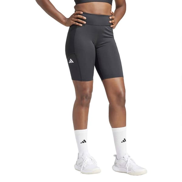Adidas Lyhyet Leggingsit Match Harmaa XS Nainen
