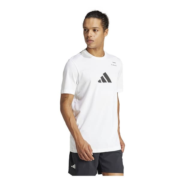Adidas Kortärmad T-shirt Tns Cat G Vit XL Man