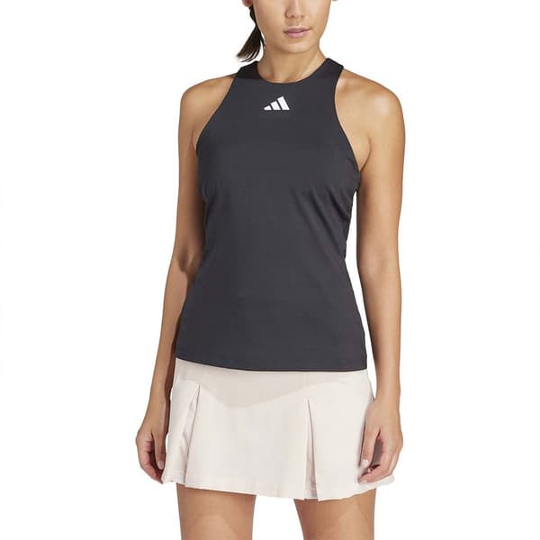 Adidas Hihaton T-paita Y-tank Musta L Nainen