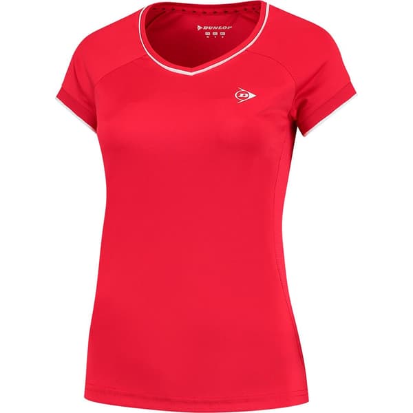 Dunlop Kortærmet T-shirt Club Rød S Kvinde