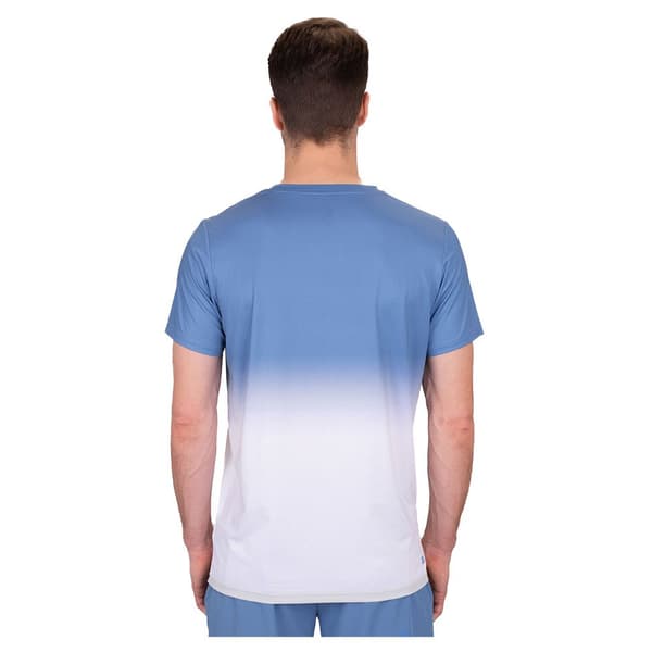 Bidi Badu Kortärmad T-shirt Crew Gradiant Vit,Blå S Man
