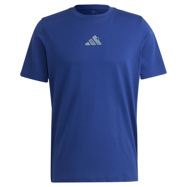 Adidas Ao T-shirt Med Korta ärmar Blå S Man