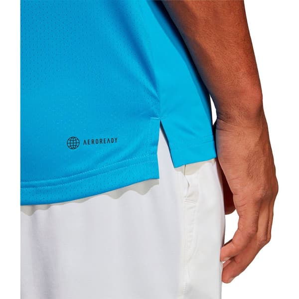 Adidas Club T-shirt Med Korta ärmar Blå S Man