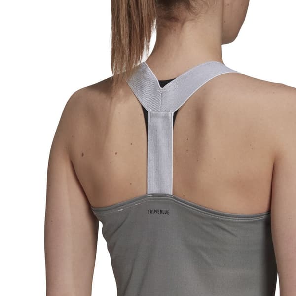 Adidas Y- Primeblue ærmeløs T-shirt Grå XS Kvinde