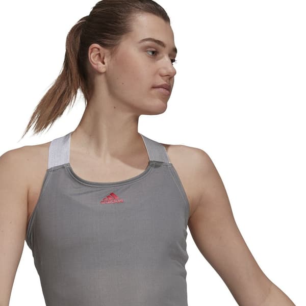 Adidas Y- Primeblue ärmlös T-shirt Grå S Kvinna