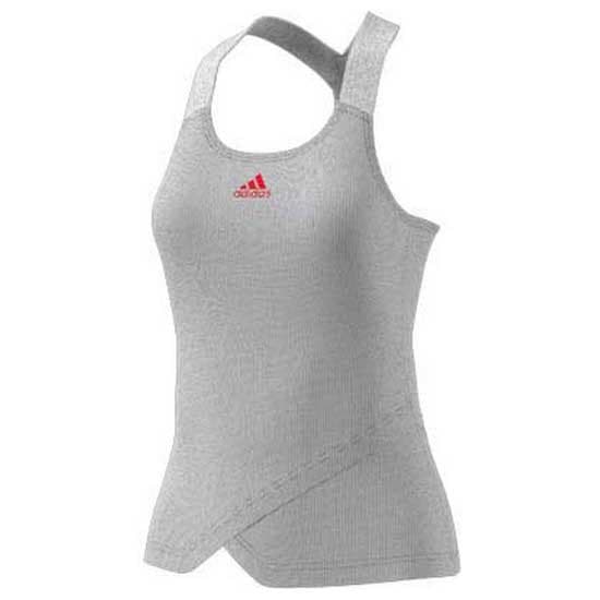 Adidas Y- Primeblue ärmlös T-shirt Grå M Kvinna