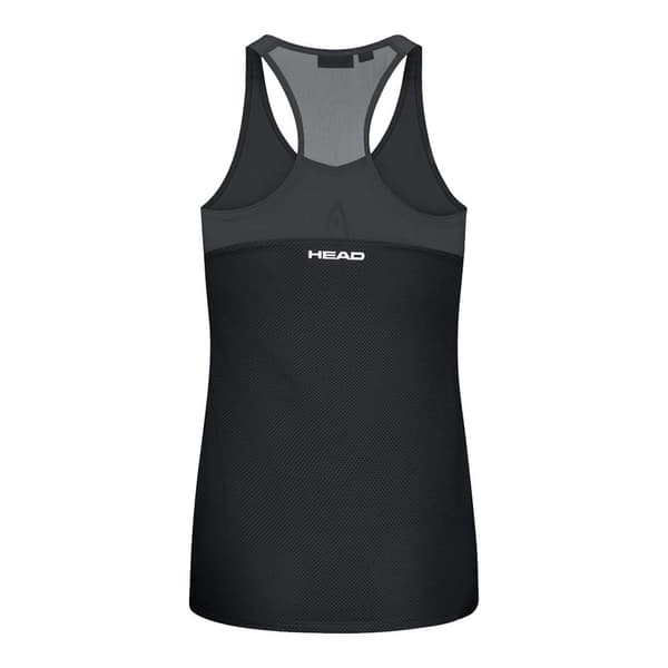 Head Racket Spirit ærmeløs T-shirt Sort XS Kvinde