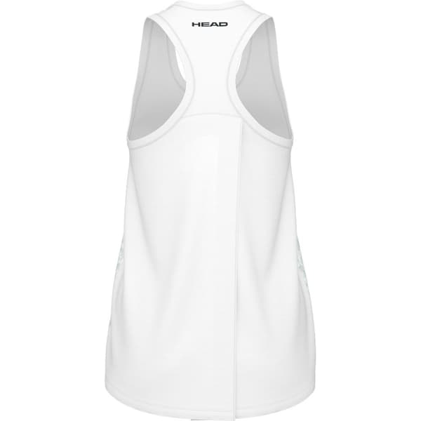 Head Racket Agility ärmlös T-shirt Vit 2XL Kvinna