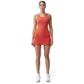Miniatyrbild 5 av 5: Born Living Yoga Davis Built-in Bra Medium Support ärmlös T-shirt Orange S Kvinna
