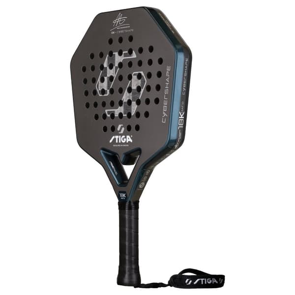 STIGA Padel Racket Cybershape 18K Hard Adam Axelsson Edition
