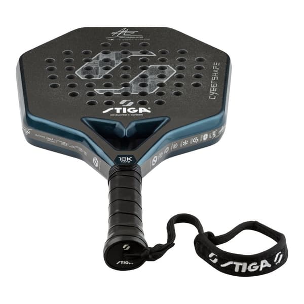 STIGA Padel Racket Cybershape 18K Hard Adam Axelsson Edition