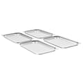 Miniatyrbillede 2 af 11: vidaXL gastronorm beholder 4 stk. GN 1/1 20 mm rustfrit stål