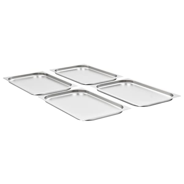 vidaXL gastronorm beholder 4 stk. GN 1/1 20 mm rustfrit stål