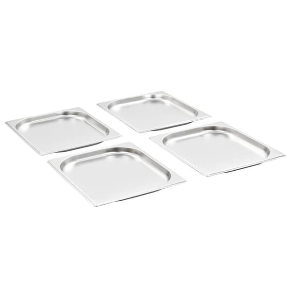 vidaXL gastronorm beholder 8 stk. GN 1/1 20 mm rustfrit stål