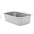 Miniatyrbillede 8 af 11: vidaXL gastronorm beholder 2 stk. GN 1/1 150 mm rustfrit stål