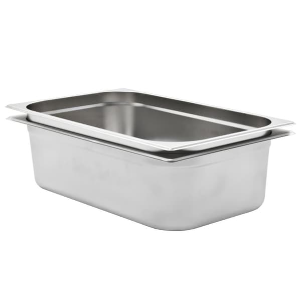 vidaXL gastronorm beholder 2 stk. GN 1/1 150 mm rustfrit stål