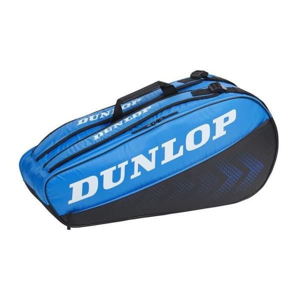 Väska för 6 Dunlop Fx-Club tennisracketar - svart/blå - TU