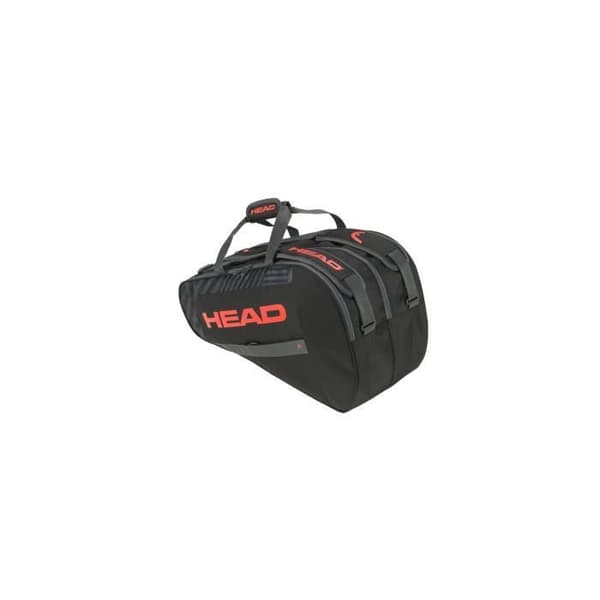 HEAD BASE TENNISVÄSKA M 6R Svart / Röd PE 2023 - HEAD - Vuxen - Unisex - Tennis