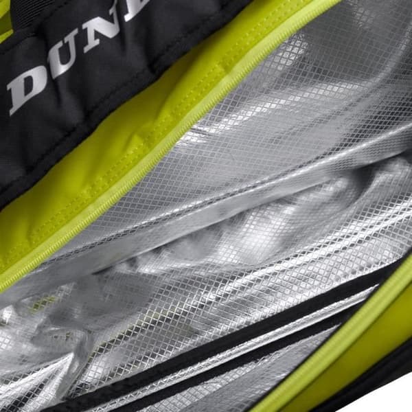 Dunlop Sx-Performance 12 RKT Thermo tennisracketväska - svart/gul - TU