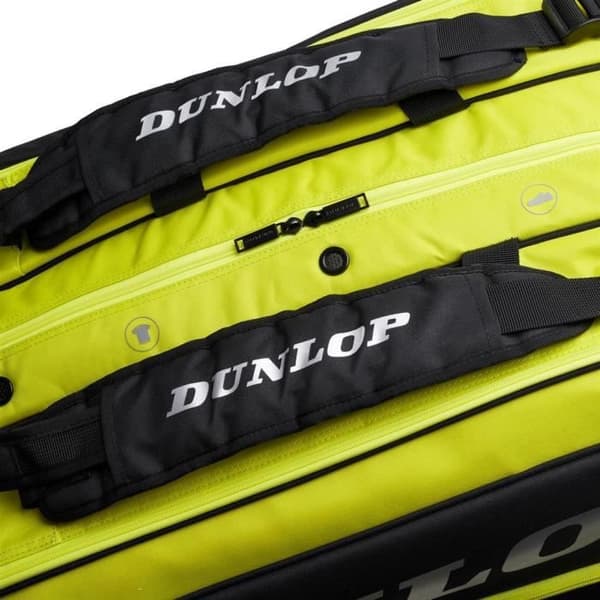 Dunlop Sx-Performance 12 RKT Thermo tennisracketväska - svart/gul - TU