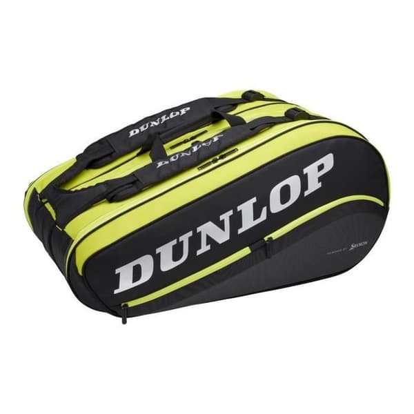 Dunlop Sx-Performance 12 RKT Thermo tennisracketväska - svart/gul - TU