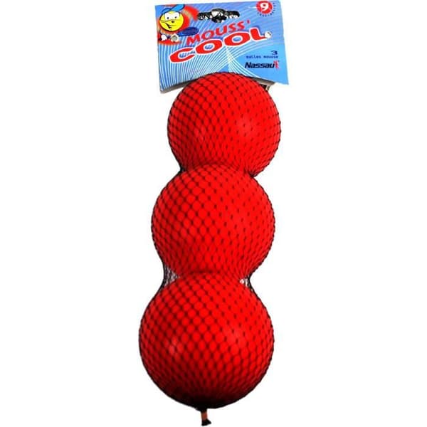 NASSAU sæt med 3 tennisbolde