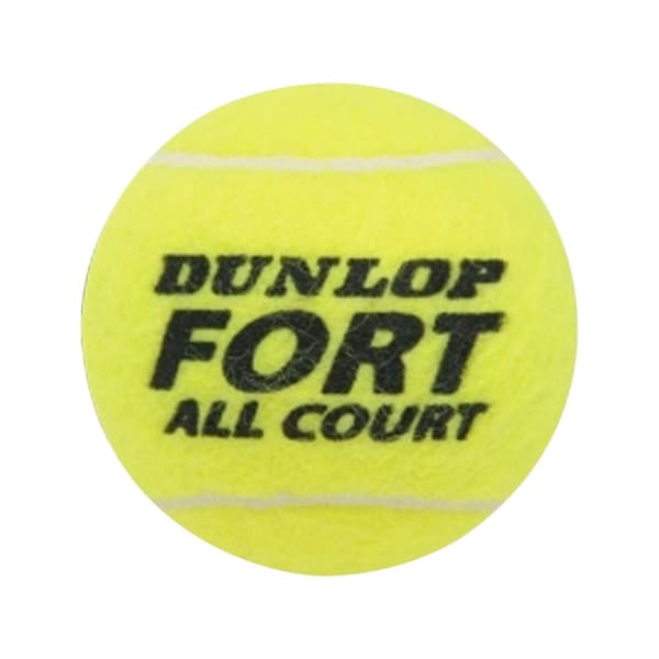 Dunlop Fort All Court tennisbolde (pakke med 4) Yellow One Size