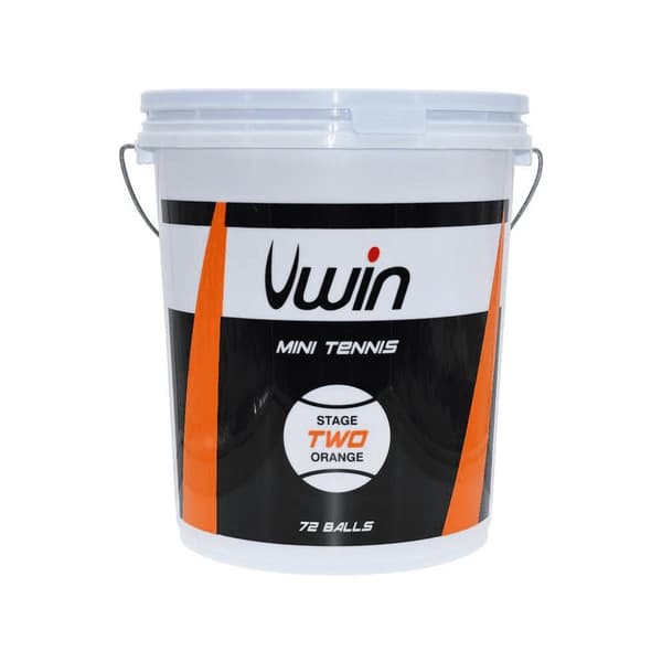 Uwin Stage 2 Tennis Balls (Pack of 72) Orange One Size