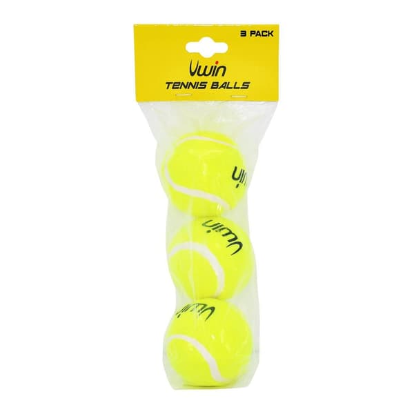 Uwin Trainer Tennis Balls (Pack Of 3) Light Green One Size