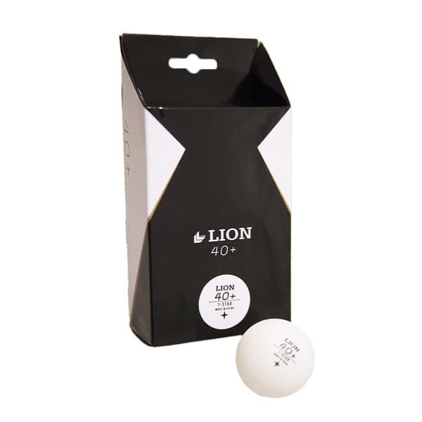 Lion Bordtennisbollar (paket med 6 bollar)