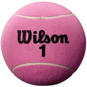 Wilson Roland Garros Jumbo Tennis Autograph Ball WRT1419PD, Tennisbolde, Unisex, lyserød, Størrelse: One size