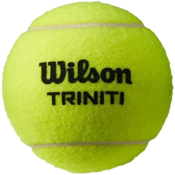 Wilson Triniti 3 Pack Tennis Ball WRT125200, Tennis boll, Unisex, gul, Storlek: One size