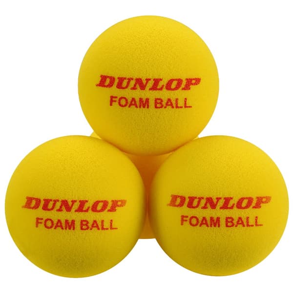Dunlop Tennisbold Indoor Foam 12 Enheder Gylden