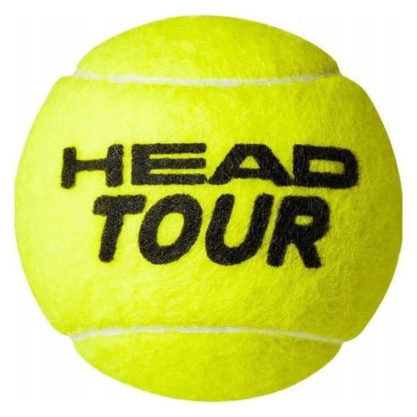 Head tennisbollar tour tub med 4 bollar - Head UNI Fluorescent Yellow
