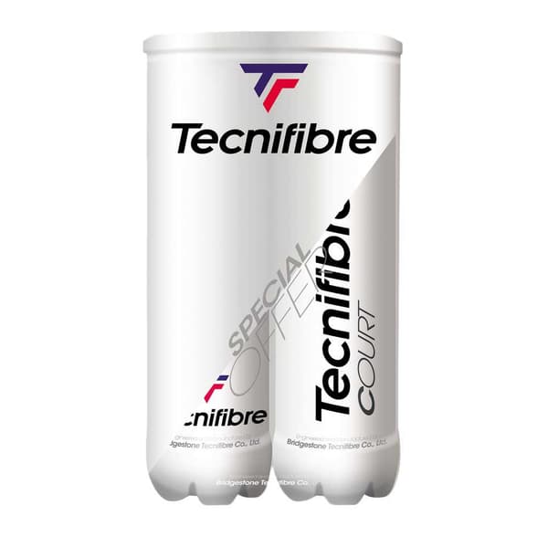 Tecnifibre Bipack Court Bold Transparent 8 Balls