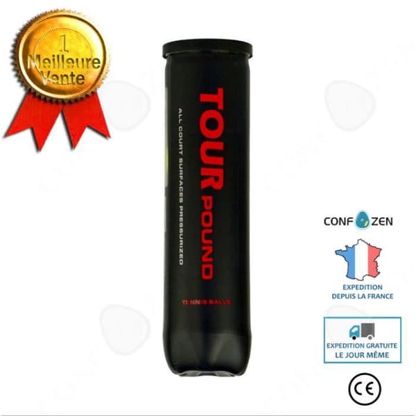 CONFO® Tennis Match Training Tennis TELOON 4 konserverade tennisbollar