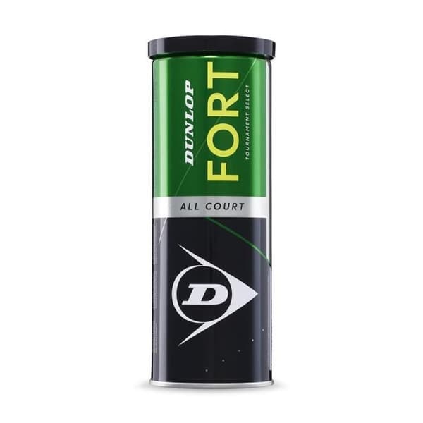 Tennisbollar - Dunlop - Fort All Court - Gul - One Size - Paket med 3
