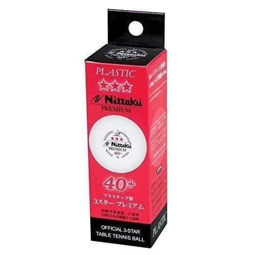 Bordtennisbollar - Nittaku - NB1300 - 3 stjärnor - Vit - Blandat