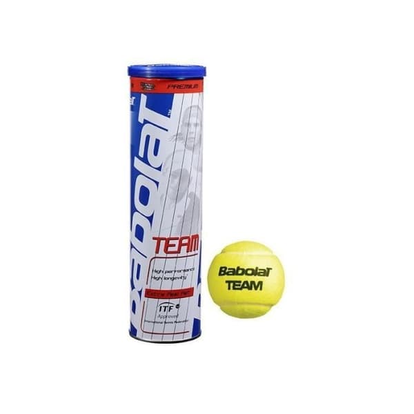 Tennistennar - BABOLAT - Team X4 - Svart - Unisex - Hög kvalitet Extra Feel Felt