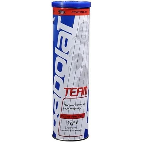 Tennistennar - BABOLAT - Team X4 - Svart - Unisex - Hög kvalitet Extra Feel Felt