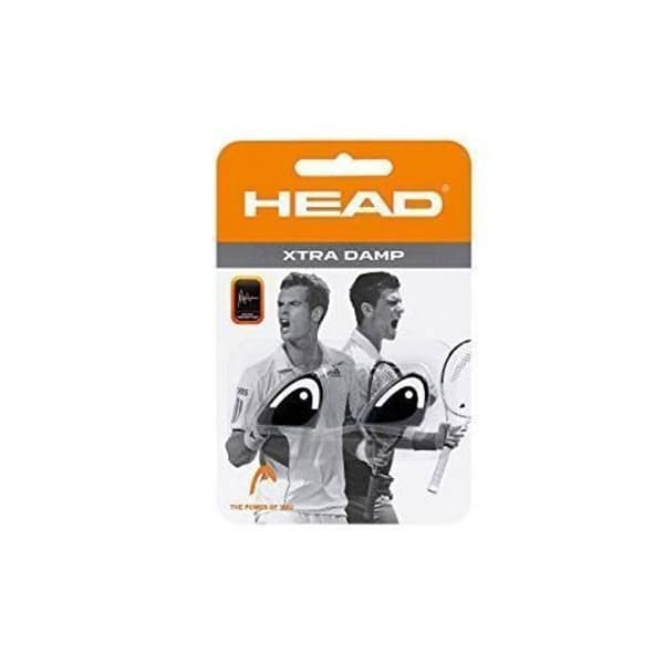 Head Xtra Damp Tennis Vibrationsdämpare Svart med Vit 2Pack