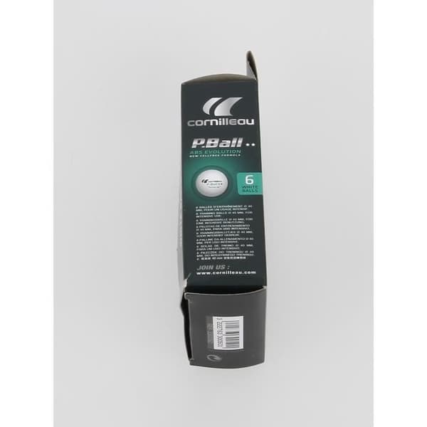 Bordtennisboll P-ball abs evolution 2 (förpackning med 6 plastbollar) - Cornilleau