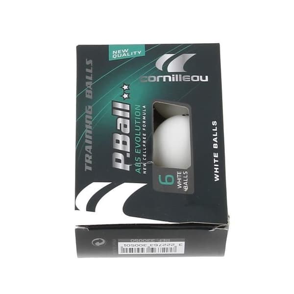 Bordtennisboll P-ball abs evolution 2 (förpackning med 6 plastbollar) - Cornilleau