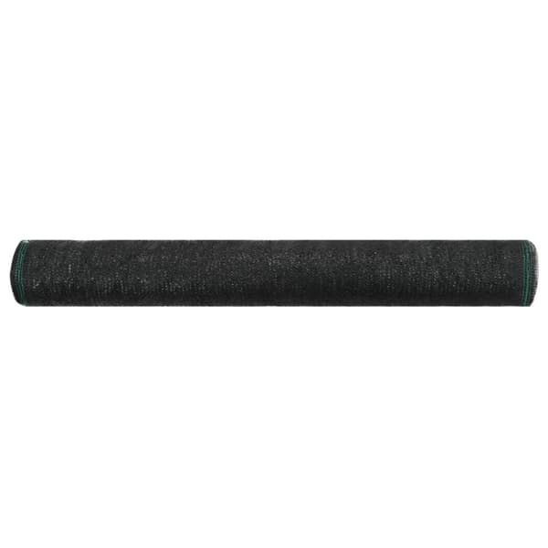 vidaXL Vindskydd för tennisplan HDPE 1x100 m svart