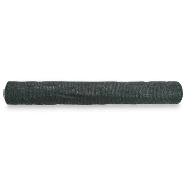 vidaXL Vindskydd för tennisplan HDPE 1,2x100 m grön