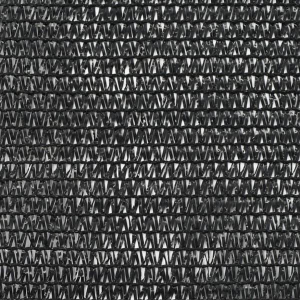 vidaXL tennisskærm HDPE 1,2 x 25 m sort